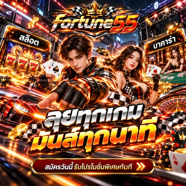 โปรโมชั่น fortune55 ลุยทุกเกม มันส์ทุกนาที สมัครวันนี้รับโปรโมชั่นพิเศษทันที